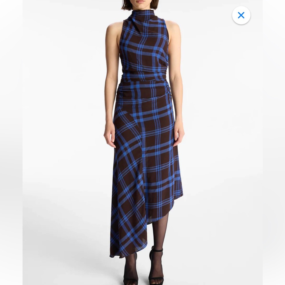 A.L.C. Brown and Royal Iggy Dress Sz us 4